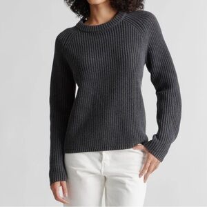 Quince 100% Organic Cotton Fisherman Crew Sweater